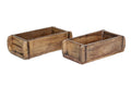 Reclaimed Teak Brick Mold Planter