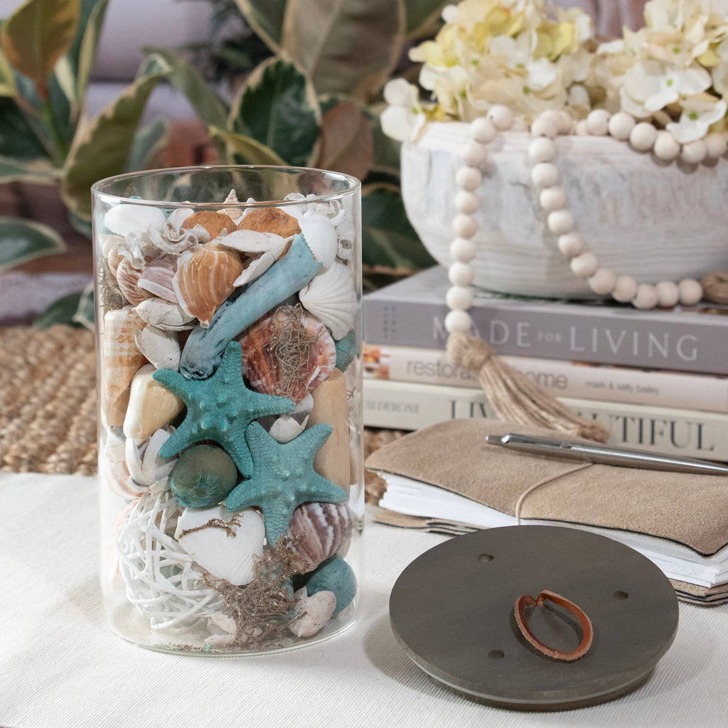 Ocean Plumes Potpourri Jar