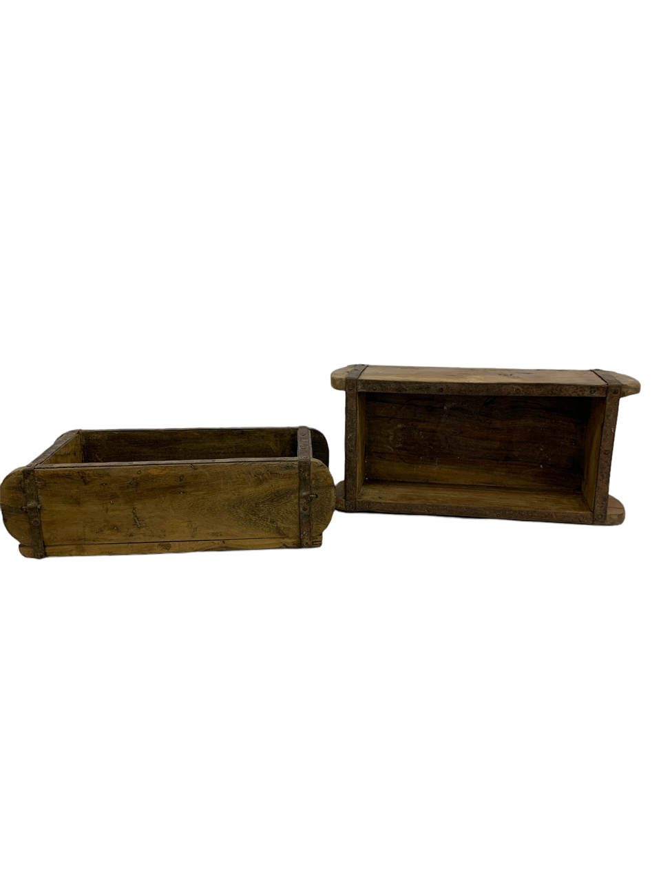 Reclaimed Teak Brick Mold Planter