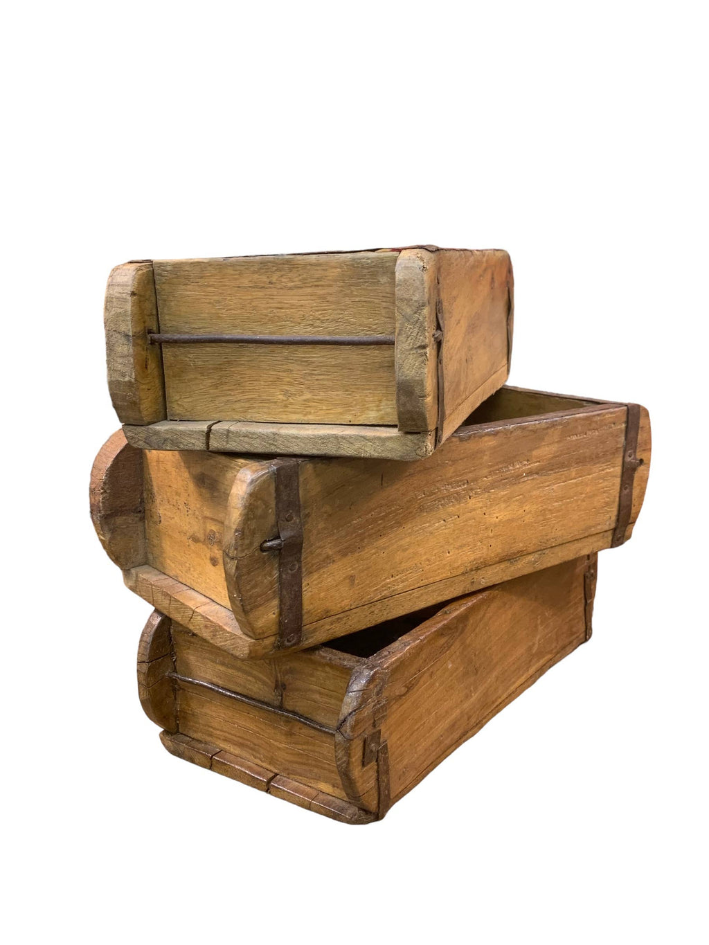Reclaimed Teak Brick Mold Planter